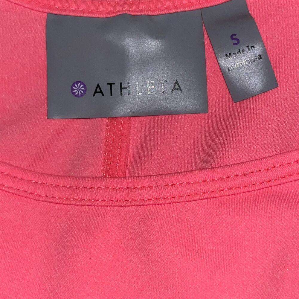 Athleta Athletic Coral Sleeveless Stretch Tank Top | Women’s Size Small - Picture 5 of 6